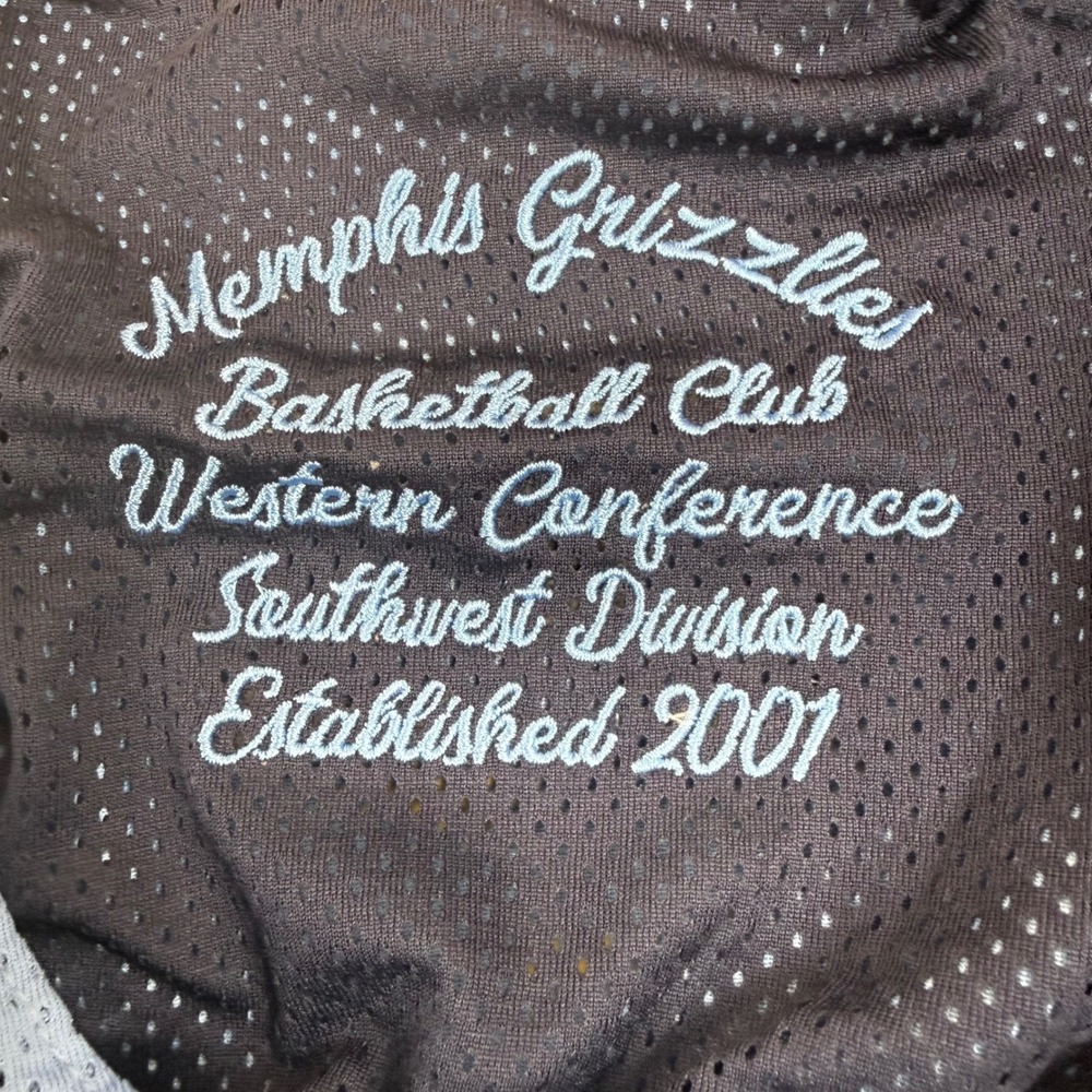 NBA Memphis Grizzlies Reversible Mesh Tank Top‎ Ultra Game Blue Navy Mens Small - Picture 3 of 12